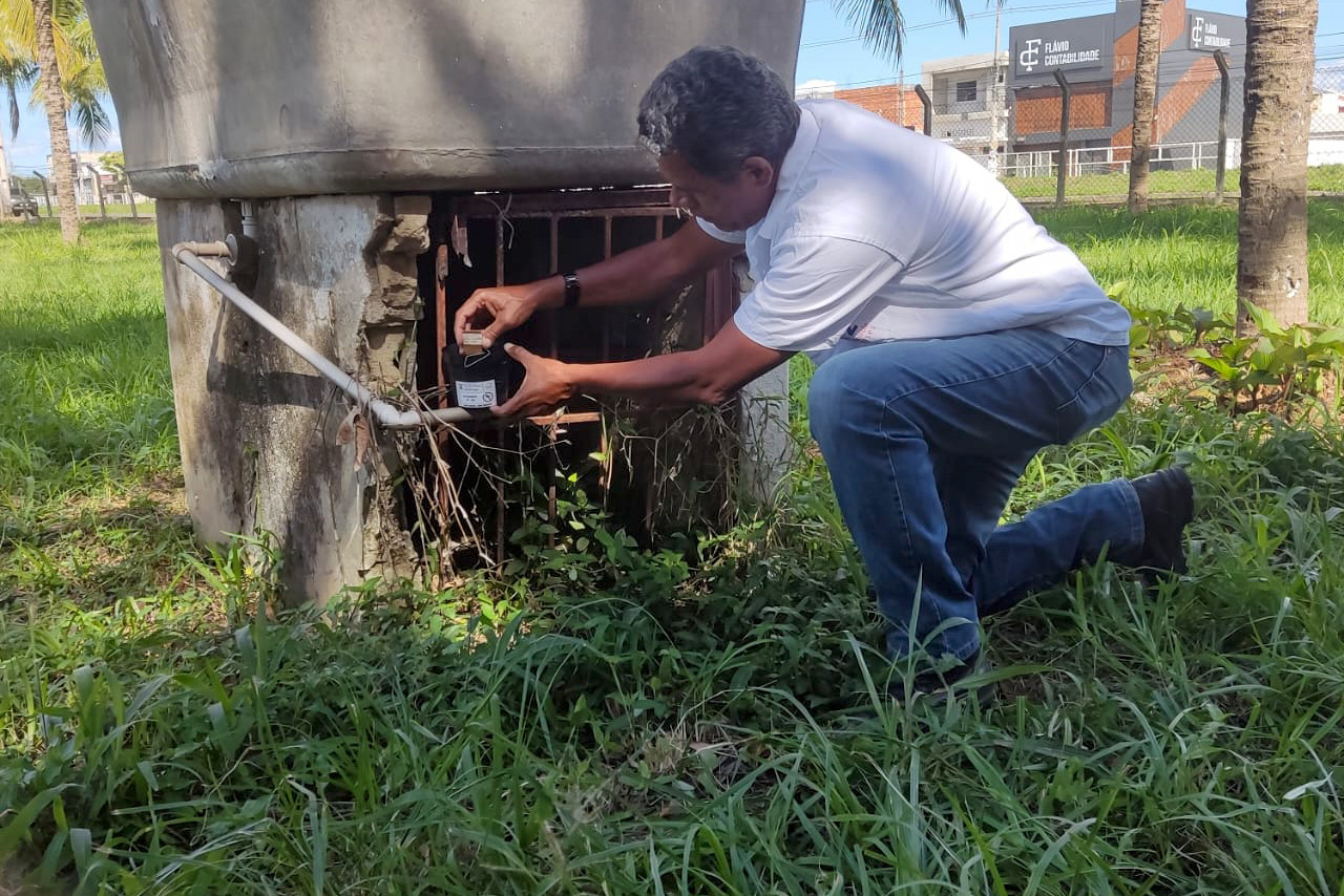 Campos entre municípios do Estado com monitoramento de Aedes aegypti por Ovitrampas